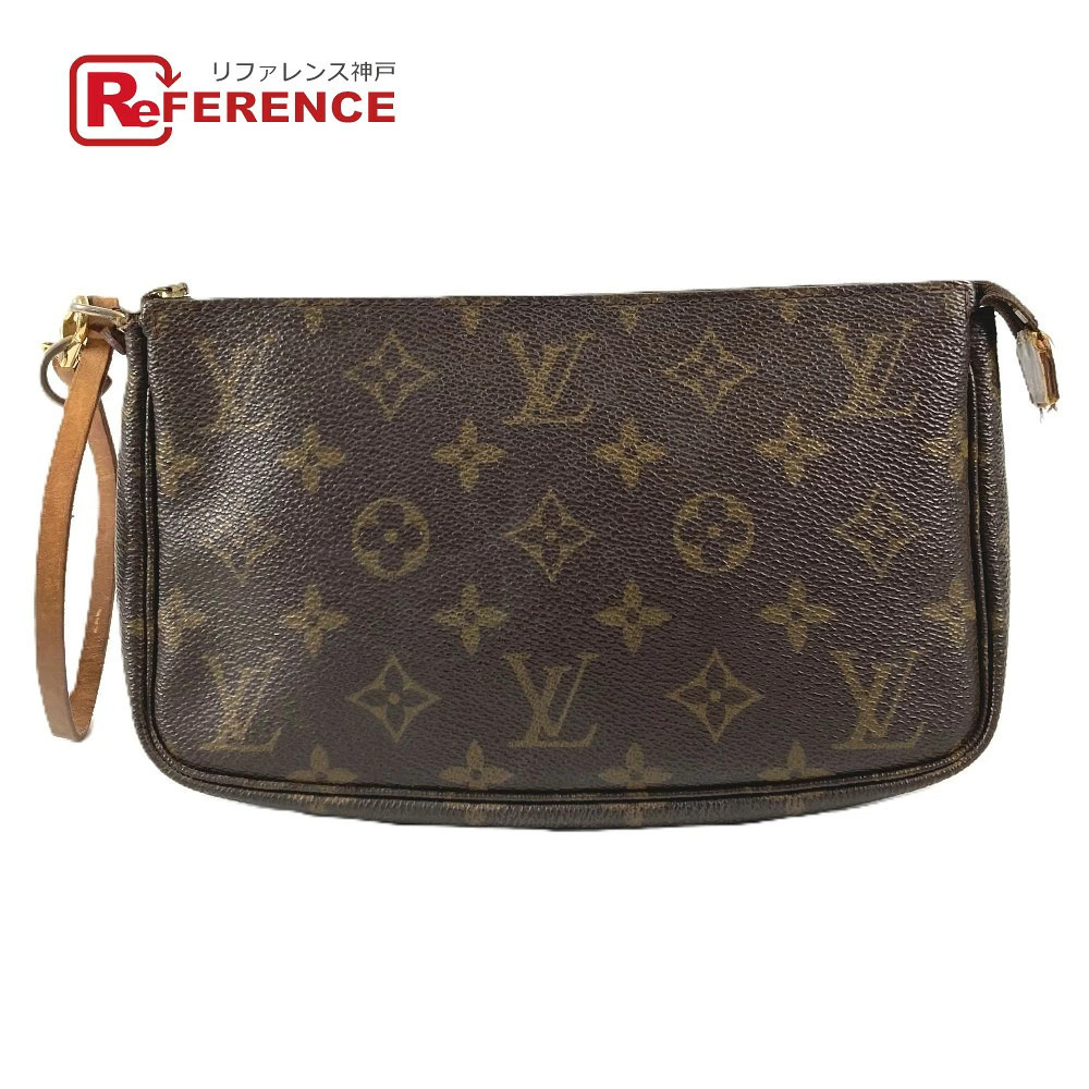 Louis Vuitton Monogram Pochette Accessoires Accessory Pouch Clutch Bag Shoulder